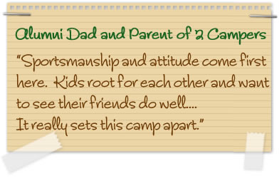 Alumni Dad and Parent of 2 Campers